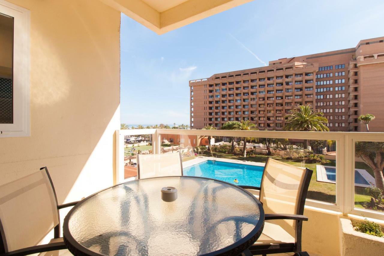 Hotel Apartamento Pyr Fuengirola Private Sunny Pool Side ภายนอก รูปภาพ